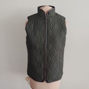 Like New Lands’ End Vest Loden Green Women's M